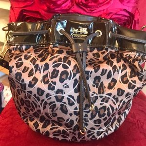 Leopard print Coach Authentic handbag
